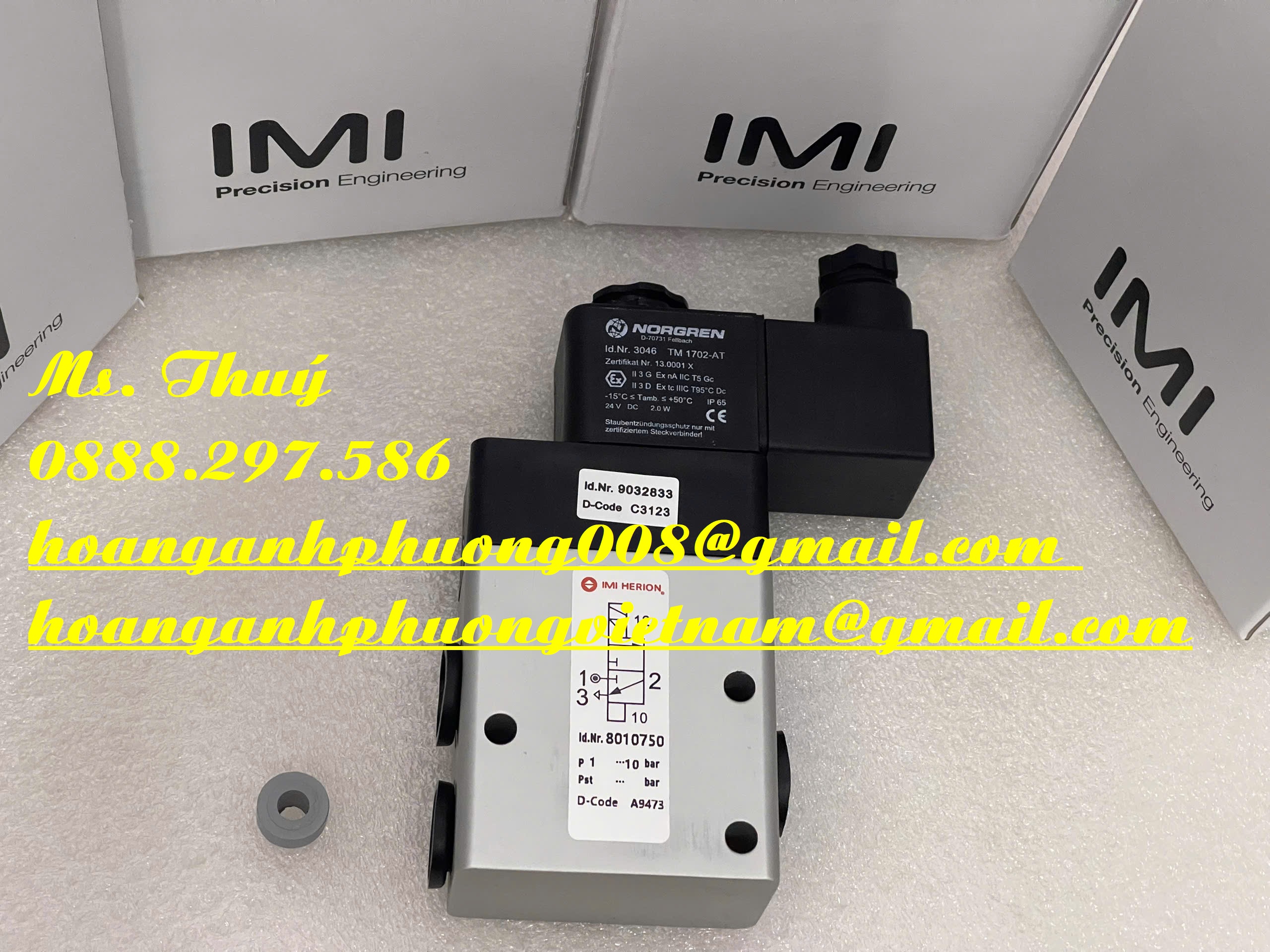 Norgren 8010750 nhập khẩu - Van điện từ giá tốt toàn quốc